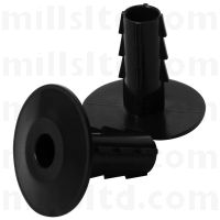 Cable Hole Grommet Black Pk 100