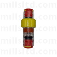 7mm Gas Block Straight Connector 1mm to 1.6mm 