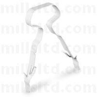 Linian RG59 Coaxial Cable Clip White Pk100