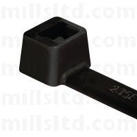 HellermannTyton Cable Tie 200 x 4.6mm UV-Resistant Black Pk100