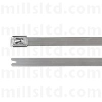 Stainless Steel Ball Lock Cable Tie 201mm x 4.6mm Pk100