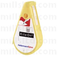 Rite-On Self-Laminating White Labels inc Dispenser - 12.7 x 12.7mm Writeable