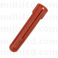 5.5mm Red Expansion Plugs Pk 100