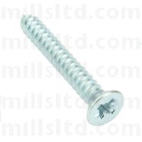 No.8 x 3/4 inch Countersunk Pozi Self Tapping Screw Pk 200