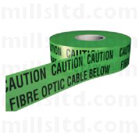 Caution Fibre Optic Cable Below Warning Tape 150mm x 365m