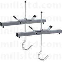 Mills Universal Vehicle Ladder Clamps (Pair) inc Padlocks