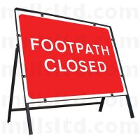 Footpath Closed Sign 600 x 450mm