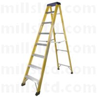 Mills Fibre Glass Stepladder 8 Tread
