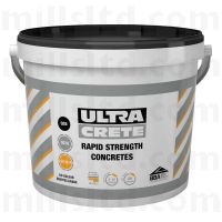 Ultracrete QC6 Surface Reinstatement Concrete Pre-mix - 40x 25kg Buckets