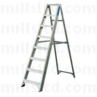 Aluminium Step Ladder 8 Tread Class 1