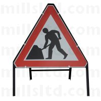 Men at Work Roadworks Sign (564) 750mm