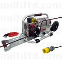 Runpotec CW 800 E Capstan Cable Pulling Winch with Trolley 110v