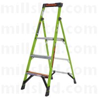 Little Giant MightyLite Fibreglass Platform Step Ladder 3 Tread