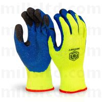 Latex Thermo-Star Fully Dipped Glove Saturn Hi-Vis Yellow - Size 9