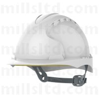 JSP EVO3 Safety Helmet with OneTouch Slip Ratchet White