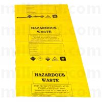 Hazardous Waste Disposal Bags & Ties Pk10