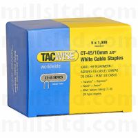 Tacwise CT-45/10 10mm Staples Box of 5000 (5 x 1000) White