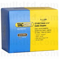 Tacwise CT-60/14 14mm Staples Box of 5000 (5 x 1000) Galvanised