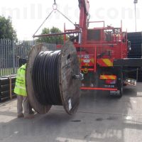 Cable Drum Spreader Bar 76mm Spindle 2.0m Length