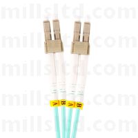 LC-LC Multimode Duplex Fibre Patch Cord OM3 50/125um 1m