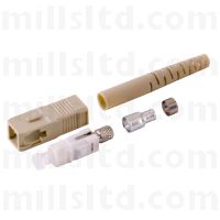 SC Multimode Simplex Connector Beige