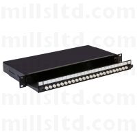 Fusion Sliding Patch Panel ST, FC Unloaded