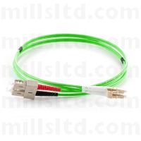 LC-SC Multimode Duplex Fibre Patch Cord OM5 50/125um 1m