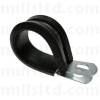 Nylon P Clip With Rubber Insert 32mm