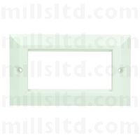 Fusion Double Gang Bevelled Faceplate