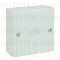 Fusion LJU 2/3A Secondary Single Outlet Surface Mount