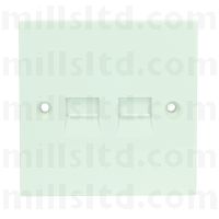 Fusion LJU 4/1A PSTN Double Outlet Flush Mount