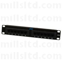 Fusion 12 Port Cat 6 SOHO Patch Panel