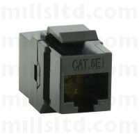 Fusion Cat 5e UTP Through Coupler Keystone Jack