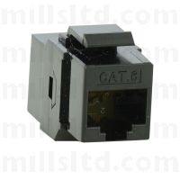 Fusion Cat 6 UTP Through Coupler Keystone Jack