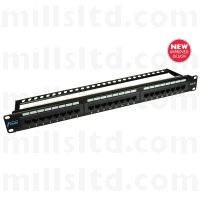 Fusion Cat 6 24 Port 1U Patch Panel