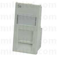 Fusion Cat 5e Low Profile Eurostyle RJ45 Modules PK12