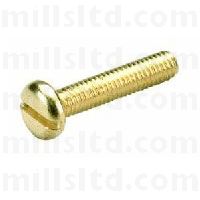 Box Lid Brass Screws Pk 100