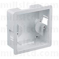 Flush Mount 1 Gang Dry Lining Box 47mm