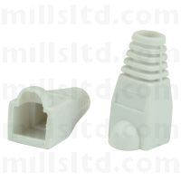 Fusion Cat5e RJ45 Cable Boot White Pkt 100