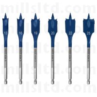 Bosch 6 Piece SelfCut Speed Spade Drill Bit Set 13, 16, 19, 20, 22, 25mm