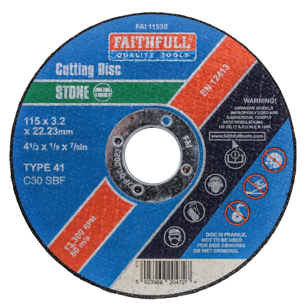Stone Cutting Disc 115mm