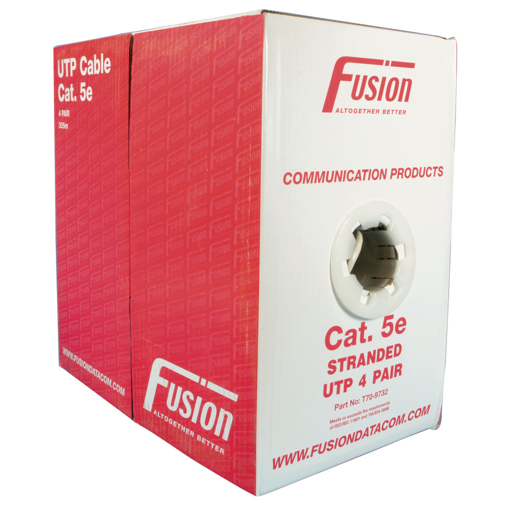 Fusion Cat 5e UTP Stranded Cable